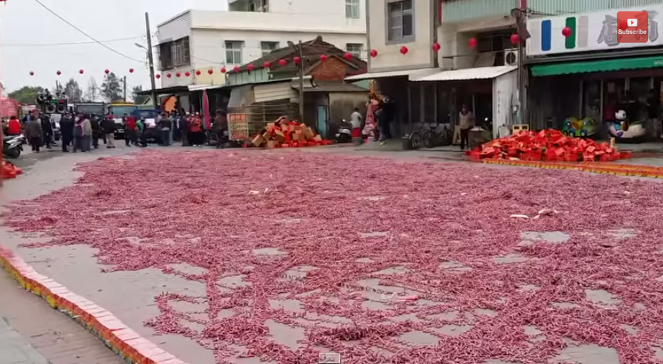 100萬個鞭炮