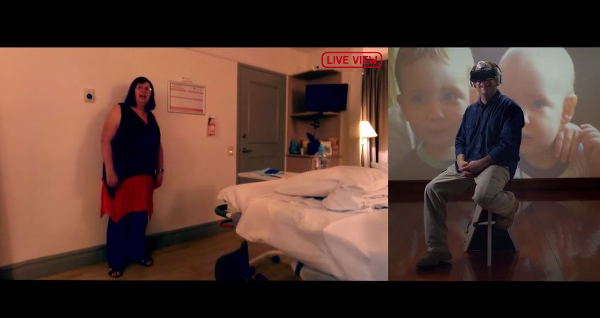 虛擬實境老婆生孩子