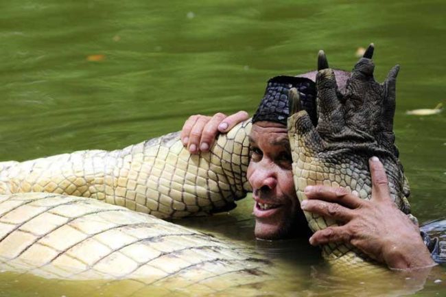 Human-friendship-with-crocodile