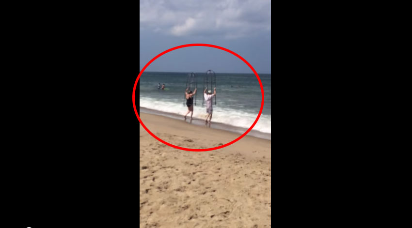 老夫婦太害怕鯊魚