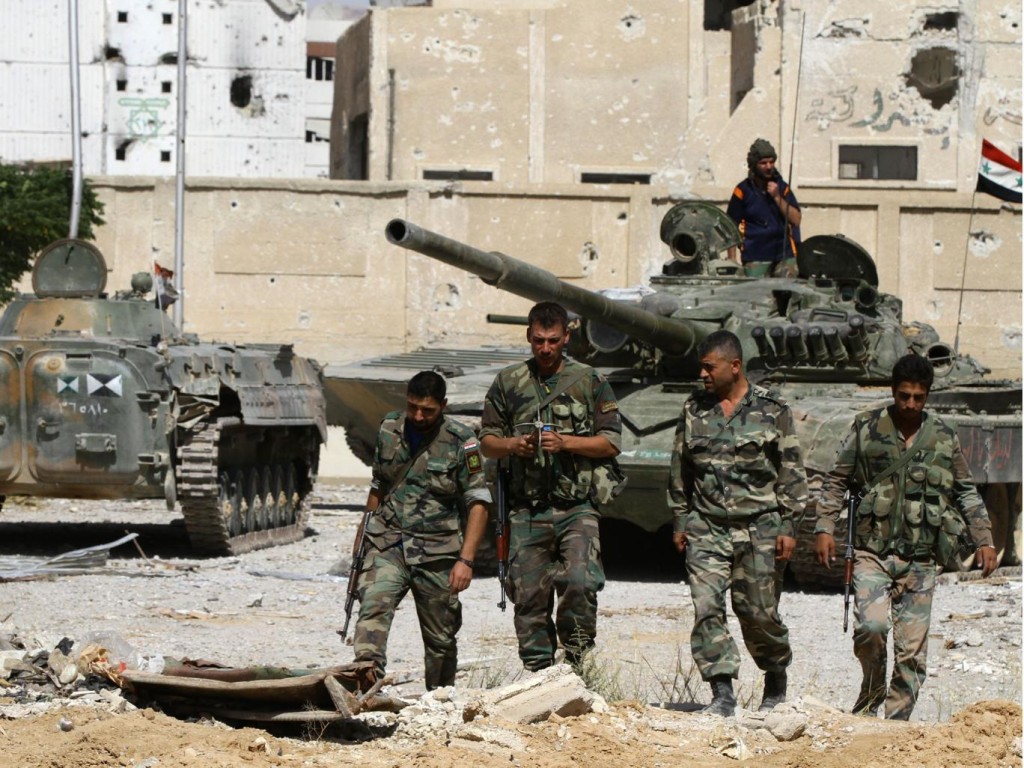 Syrian-troops-fighting-ISIS