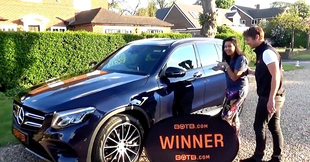 STIAN_SUPERCAR WINNERS_IMAGE001 A WIFE won a £95,000 Mercedes in a supercar competition…just seven months after her husband won a £125,000 McLaren in the same competition.  Lakshmi Thurairatnum took delivery of the gleaming black Mercedes GLE63-S AMG Coupe on Monday (May 16) this week after entering the Best of the Best (BOTB) supercar competition.  The recruitment director had entered the competition after husband Prash, a practice manager of a health centre, won a red McLaren 540C.  The couple, of Epsom, Surrey, also both scooped £10,000 in cash - which was hidden in the boot of the respective cars and free petrol for a whole year. Lakshmi Thurairatnum with Mercedes STIAN ALEXANDER 07528 679198