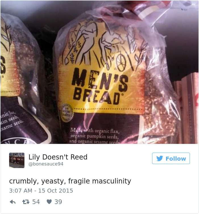 24個證明「男人其實都是玻璃心」的男性專屬商品！#17女生絕對不能吃的「男人麵包」