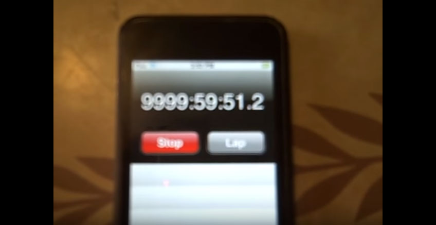 男子開始iPhone計時器整整416天，想看過1萬小時會不會直接當掉。