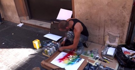 羅馬街頭藝術家