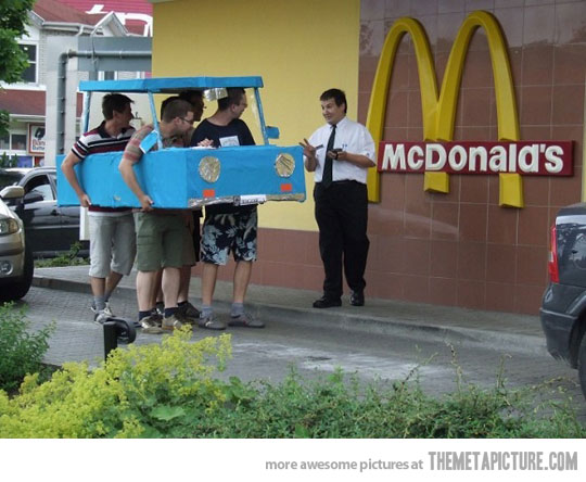 funny-McDonalds-drive-thru-cardboard-car