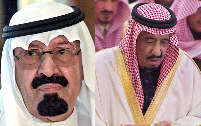 現年79歲的沙爾曼國王 (下圖右)，自從他哥哥阿卜杜拉 (Abdullah，下圖左) 於90歲高齡死於肺炎後便登基了。按照往例，新上任的國王發佈一些優惠親民的政策，也是贏得民心的常見方法。