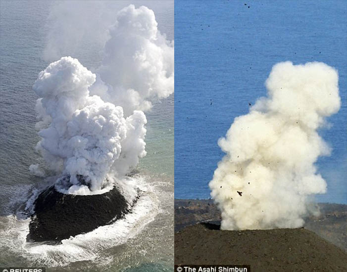 日本火山爆發