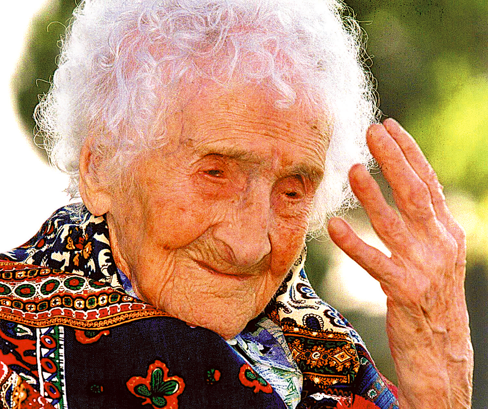 WORLD OLDEST WOMEN CALMENT FILE PHOTO