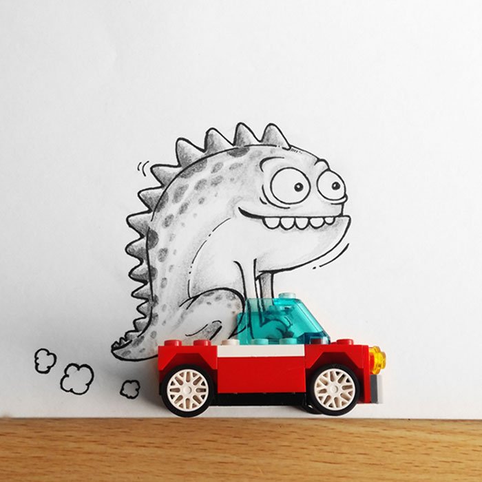 doodle-dragon-interacts-with-everyday-objects-drogo-manik-ratan-28__700