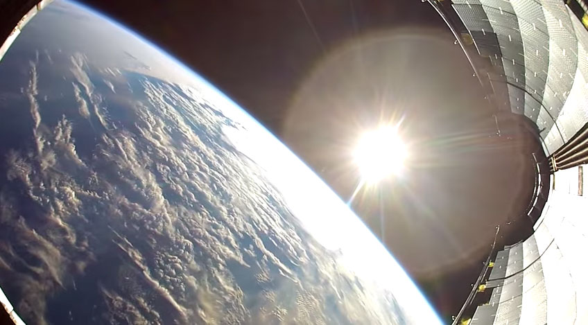 外太空掉回地球的GoPro