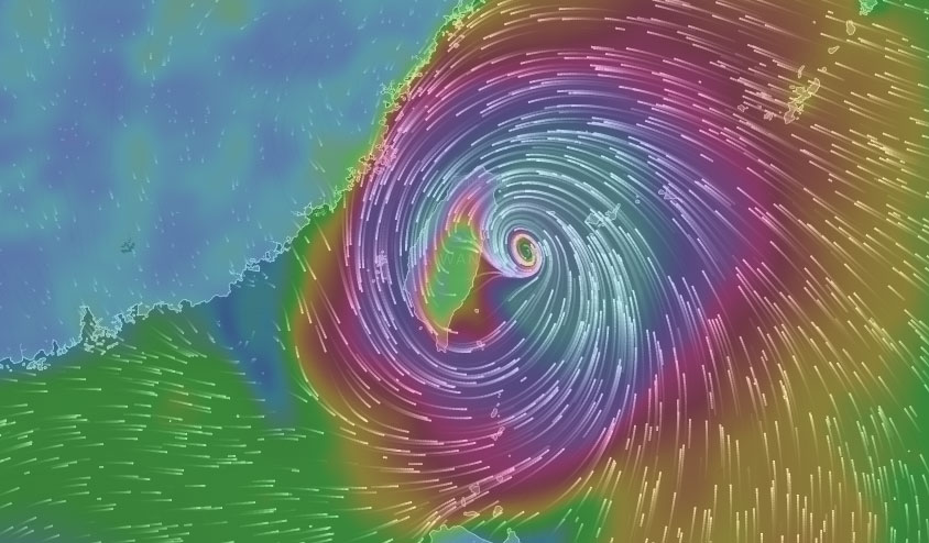 颱風真正位置