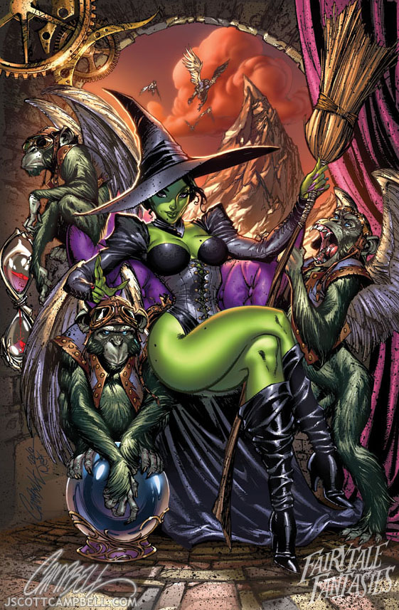 the_wicked_witch_of_the_west_by_j_scott_campbell-d2yr8dn