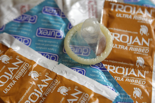 Generic photo of condoms.