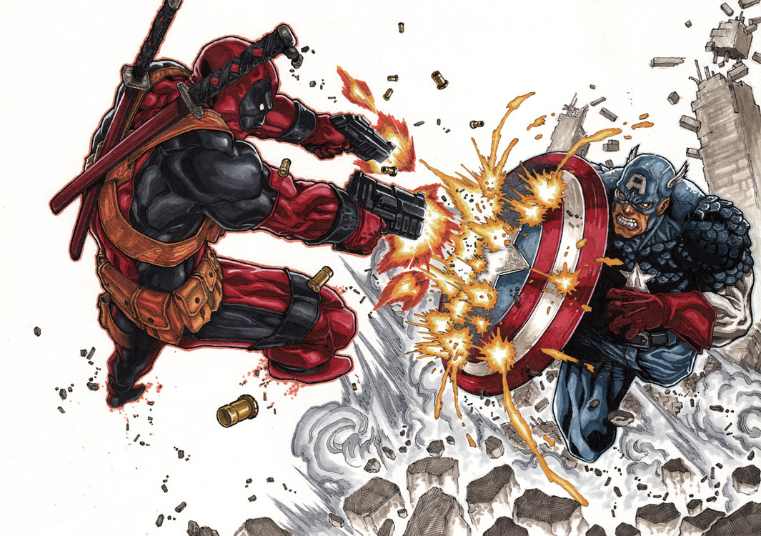 deadpool_vs_captain_america_by_keatopia-d7yfqon