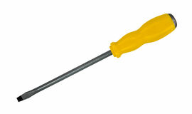 yellow-screwdriver-isolated-white-background-46637308