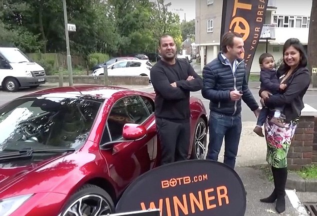 STIAN_SUPERCAR WINNERS_IMAGE003 A WIFE won a £95,000 Mercedes in a supercar competition…just seven months after her husband won a £125,000 McLaren in the same competition.  Lakshmi Thurairatnum took delivery of the gleaming black Mercedes GLE63-S AMG Coupe on Monday (May 16) this week after entering the Best of the Best (BOTB) supercar competition.  The recruitment director had entered the competition after husband Prash, a practice manager of a health centre, won a red McLaren 540C.  The couple, of Epsom, Surrey, also both scooped £10,000 in cash - which was hidden in the boot of the respective cars and free petrol for a whole year. Family with McLaren after hubbie Prash's win last October STIAN ALEXANDER 07528 679198