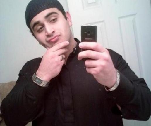 Undated photo from a social media account of Omar Mateen