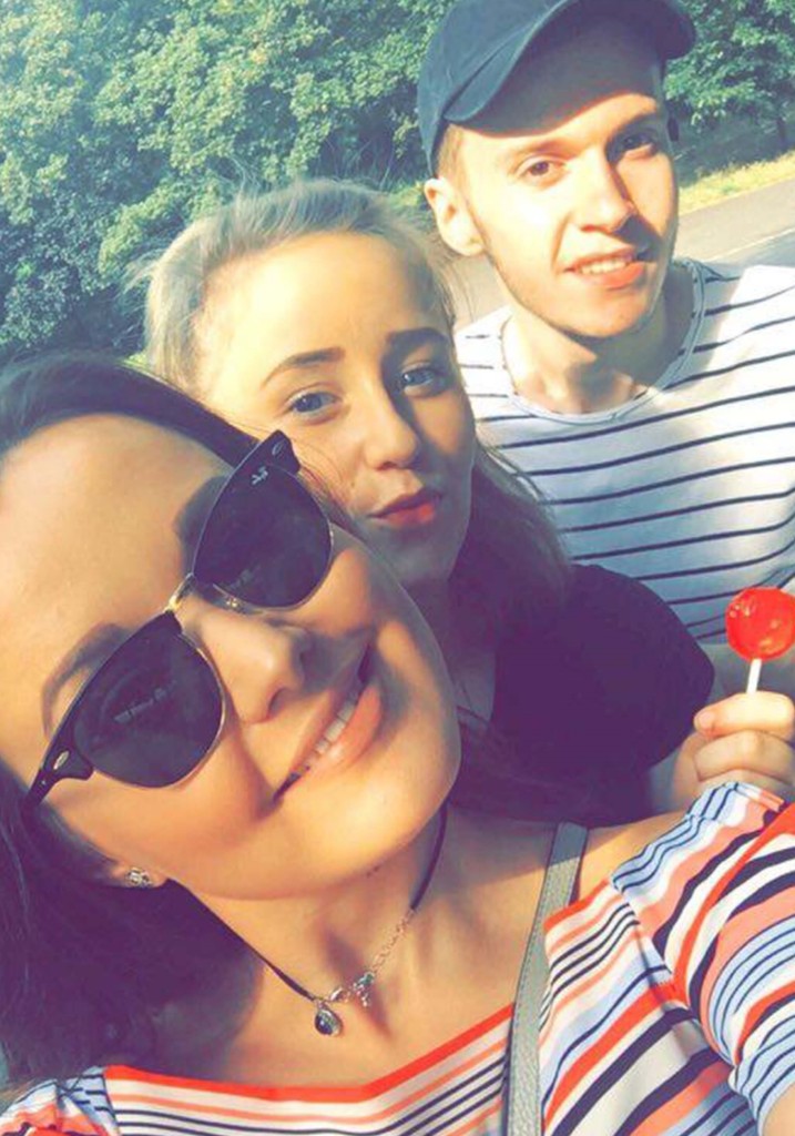 PIC FROM MERCURY PRESS (PICTURED: LAUREN DUA, 24, WITH HER SIBLINGS, LIBBY MUNDAY, 14, AND LEWIS OVERELL, 20) A night-time Pokemon Go hunt turned sour for three siblings when they stumbled on a couple appearing to have SEX in a field.   Lauren Dua, 24, took sister Libby Munday, 14, and brother Lewis Overell, 20, to play the smash-hit app at Blackheath Common in south-east London at 11am on August 20 when they were met with an X-rated surprise.   The trio, who live near the greenbelt area, were stunned when they discovered a man dressed in just a silver shirt and blue Y-fronts lying on top of a woman who appeared to be completely starkers.   And Lauren insists the saucy pair were not put off by a gathering crowd at the spot, which is a Pokemon Go spawning nest, and carried on with their daring deeds regardless.SEE MERCURY COPY