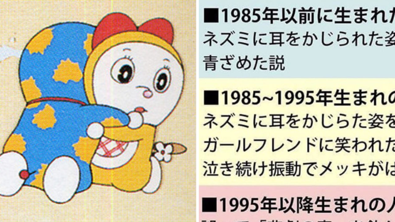 哆啦a夢為什麼 從黃變藍 官方3種答案出賣你的年紀