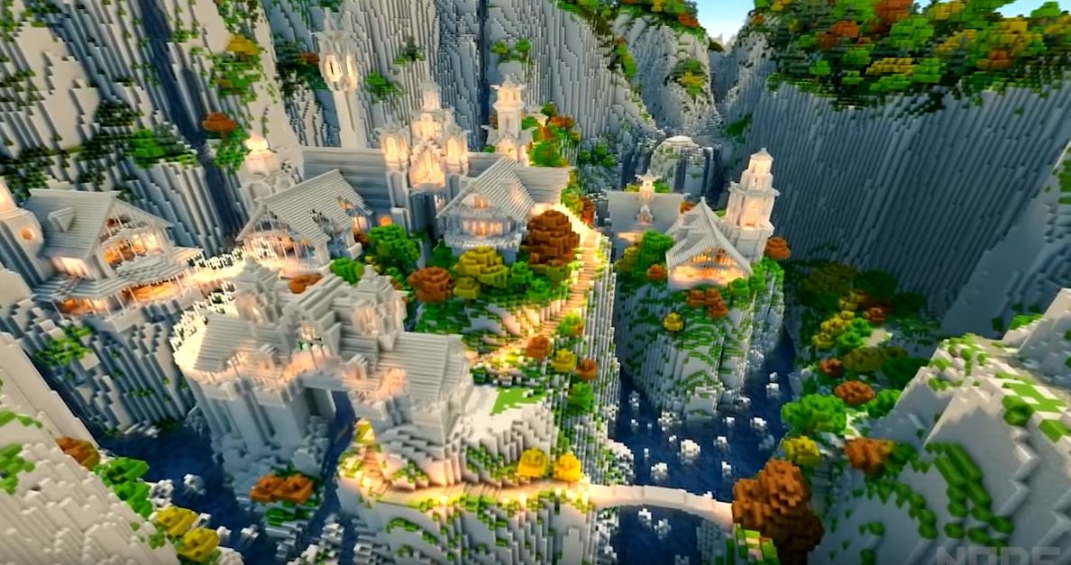 影 Minecraft 玩家 浪費9年 做出整個 魔戒 世界