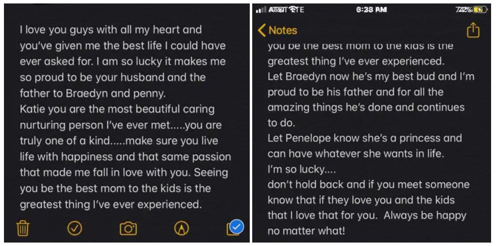 武肺患者死前留给妻子讯息