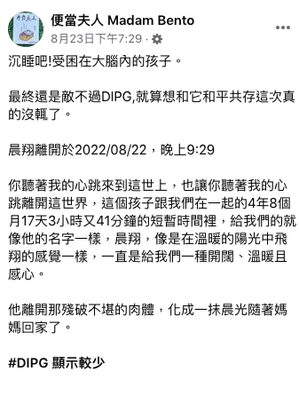 網紅夫妻4歲兒「走路歪頭」竟罹致命腦癌　痛喊：沈睡吧